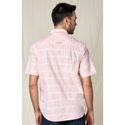 Slub Striped Short-Sleeved Shirt SS21H1703 - S